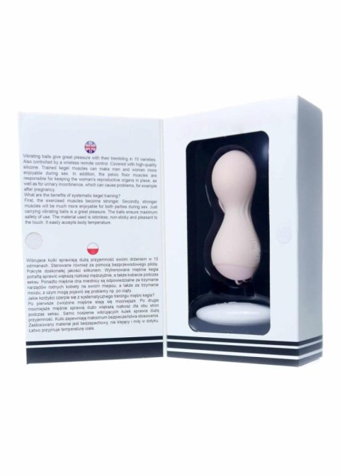 Kulki Gejszy Kegla Wibrujące Z Pilotem -Silicone