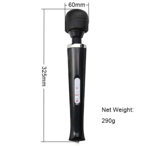 Masażer Różdżka Stymulator 10 Trybów Wibracji Biały Magic Massager Wand