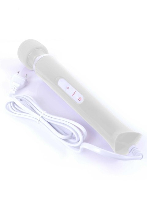 Masażer Różdżka Stymulator 10 Trybów Wibracji Biały Magic Massager Wand