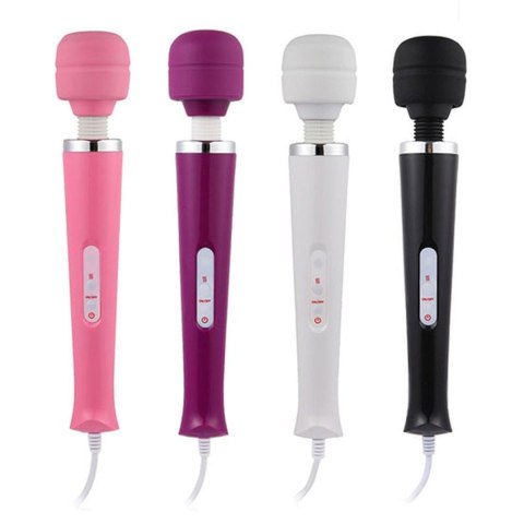 Masażer Różdżka Stymulator 10 Trybów Wibracji Biały Magic Massager Wand