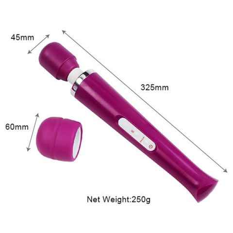 Masażer Różdżka 10 Trybów Wibracji Czarny Magic Massager Wand