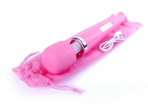 Masażer Różdżka Różowy Magic Massager Wand USB 10 Funkcji