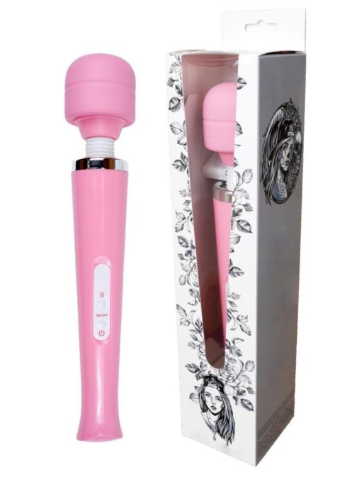 Masażer Różdżka Różowy Magic Massager Wand USB 10 Funkcji