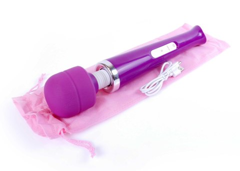 Masażer Różdżka Fioletowy Magic Massager Wand USB 10 Funkcji