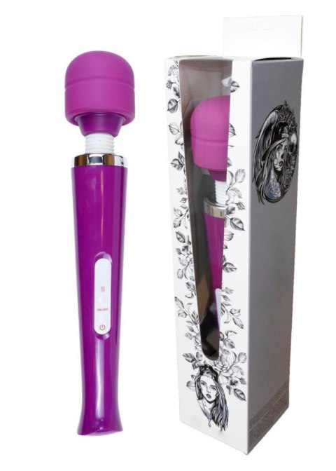 Masażer Różdżka Fioletowy Magic Massager Wand USB 10 Funkcji