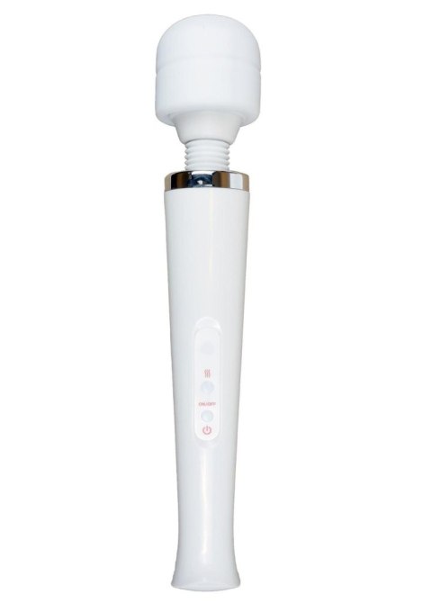 Masażer Różdżka 10 Trybów Wibracji Biały Magic Massager Wand