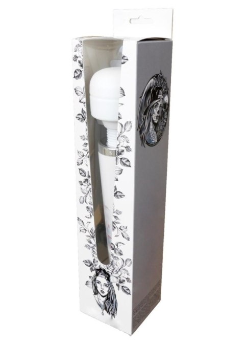 Masażer Różdżka 10 Trybów Wibracji Biały Magic Massager Wand