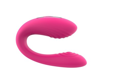 Wibrator dla par różowy na pilota Dual Massager