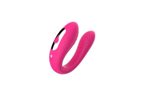 Wibrator dla par różowy na pilota Dual Massager