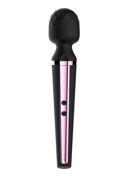 Masażer Różdżka 10 Trybów Wibracji Czarny Genius USB