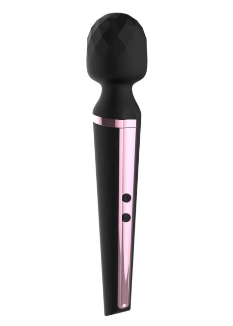 Masażer Różdżka 10 Trybów Wibracji Czarny Genius USB