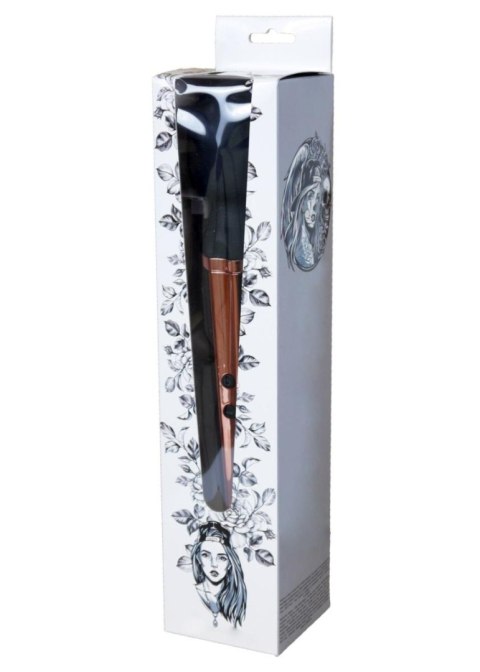Masażer Różdżka 10 Trybów Wibracji Czarny Genius USB