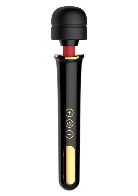 Masażer Różdżka 10 Trybów Wibracji Czarny Super Powerful USB