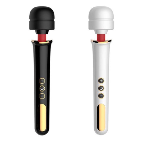 Masażer Różdżka Stymulator 10 Trybów Wibracji Biały Super Powerful USB