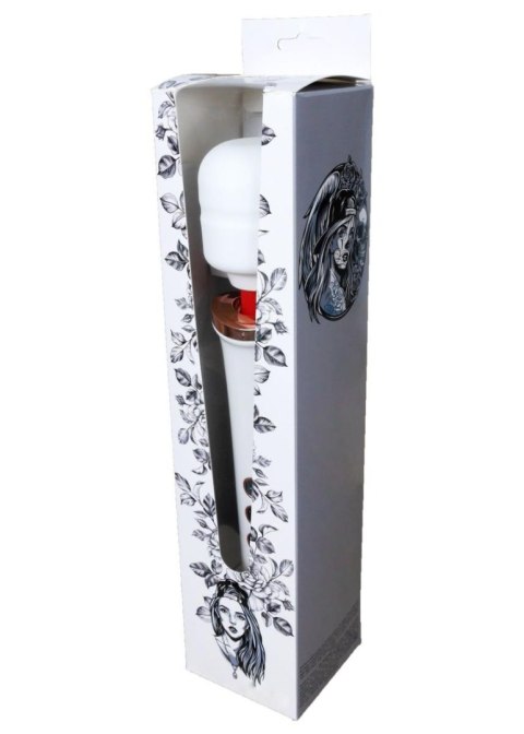 Masażer Różdżka Stymulator 10 Trybów Wibracji Biały Super Powerful USB