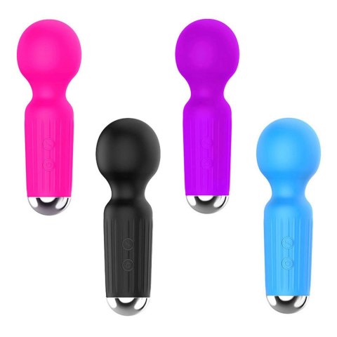 Mini Masażer Wibracyjny USB Ładowany 20 Trybów Czarny