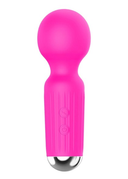 Mini Masażer Wibracyjny USB Ładowany 20 Trybów Różowy