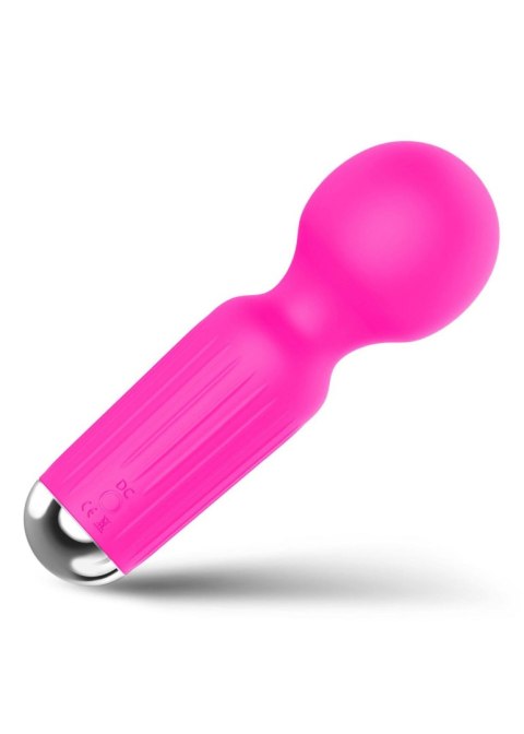 Mini Masażer Wibracyjny USB Ładowany 20 Trybów Różowy