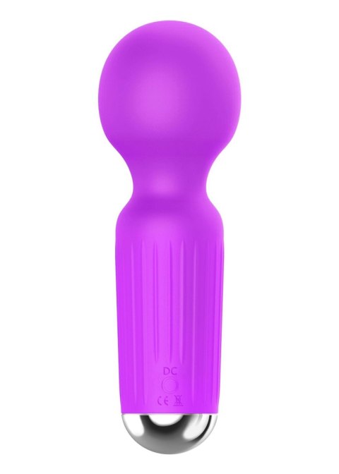 Mini Masażer Wibracyjny USB Ładowany 20 Trybów Fioletowy