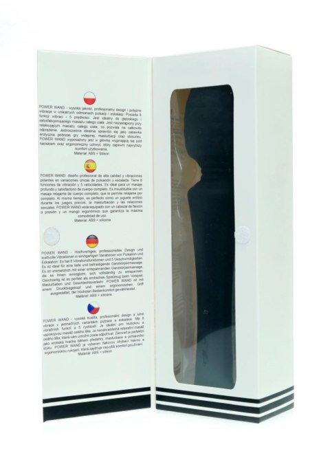 Masażer Wibracyjny Power Wand USB Ładowany Czarny