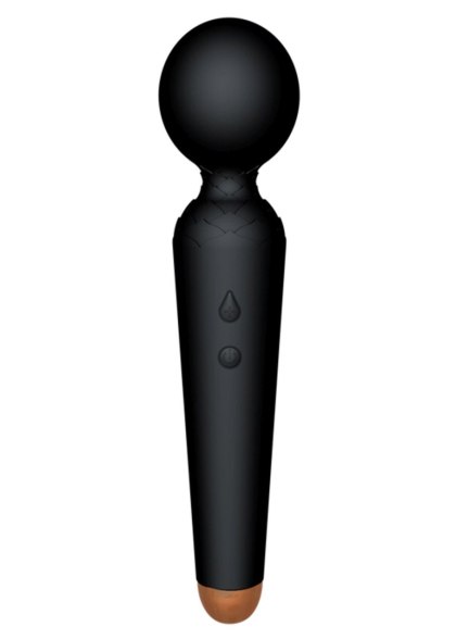 Masażer Wibracyjny Power Wand USB Ładowany 10 Trybów Czarny