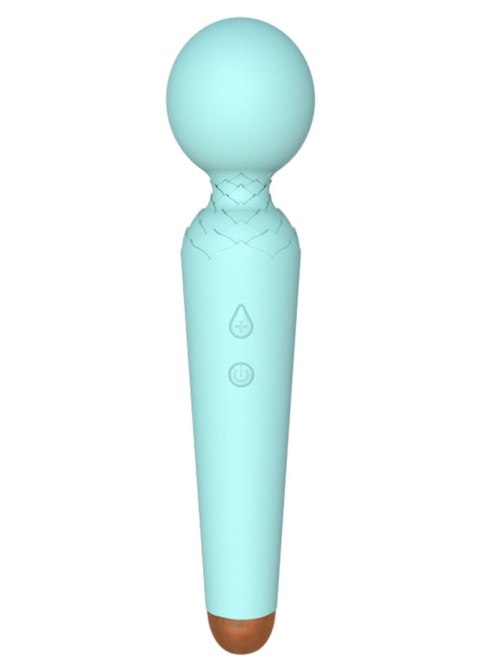 Masażer Wibracyjny Power Wand USB Ładowany 10 Trybów Niebieski