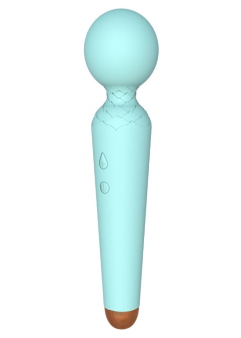 Masażer Wibracyjny Power Wand USB Ładowany 10 Trybów Niebieski