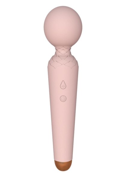 Masażer Wibracyjny Power Wand USB Ładowany 10 Trybów Beżowy