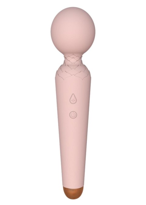 Masażer Wibracyjny Power Wand USB Ładowany 10 Trybów Beżowy