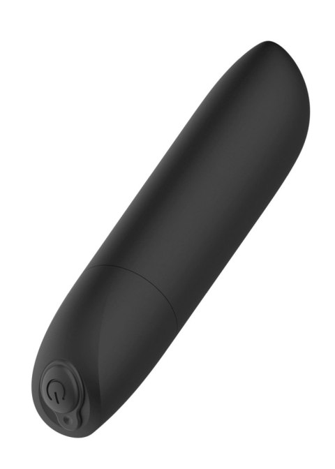 Wibrator Kulkowy USB Ładowany 20 Trybów Błyszcząca Czerń