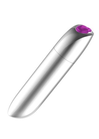 Wibrator Kulkowy USB Ładowany 20 Trybów Srebrny