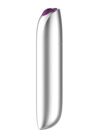 Wibrator Kulkowy USB Ładowany 20 Trybów Srebrny