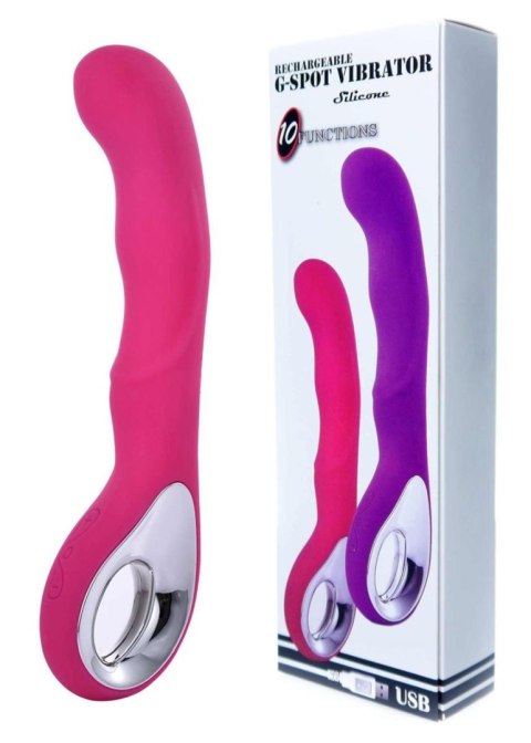 Wibrator Do Punktu G Z 10 Funkcjami Wibracji Różowy