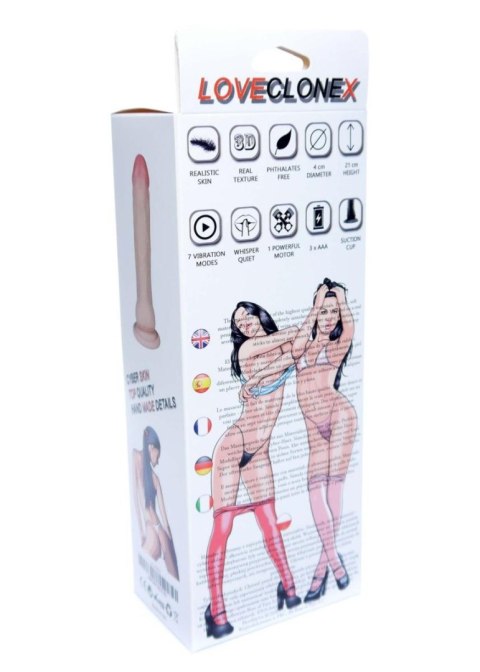 Wibrator realistyczny 21cm URANOS LOVECLONEX Boys of Toys Sp. z o.o.