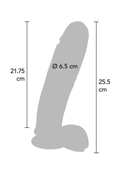 Dildo czarne 25.5cm Get Real SCALA