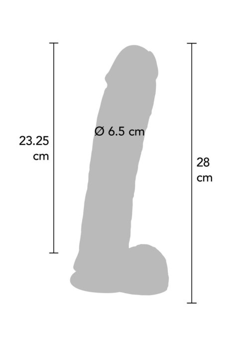 Dildo cieliste 28cm Get Real SCALA