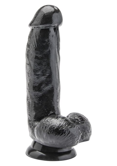 Dildo z przyssawką czarne 15cm Get Real
