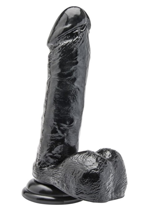 Dildo z przyssawką czarne 18cm Get Real