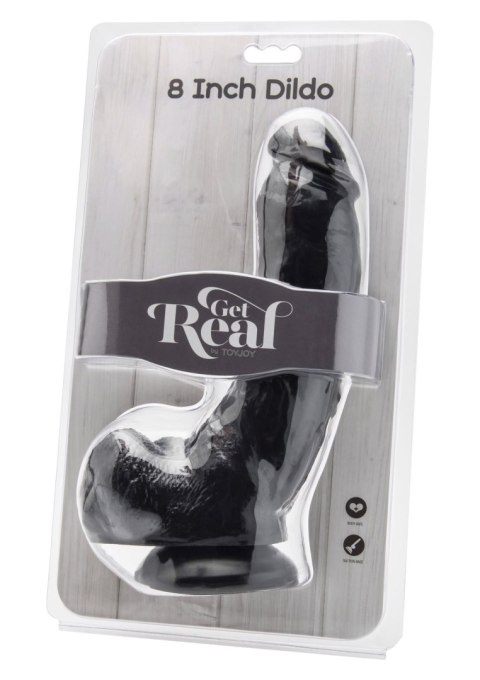 Dildo z przyssawką czarne 20.5cm Get Real