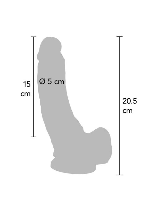 Dildo z przyssawką czarne 20.5cm Get Real