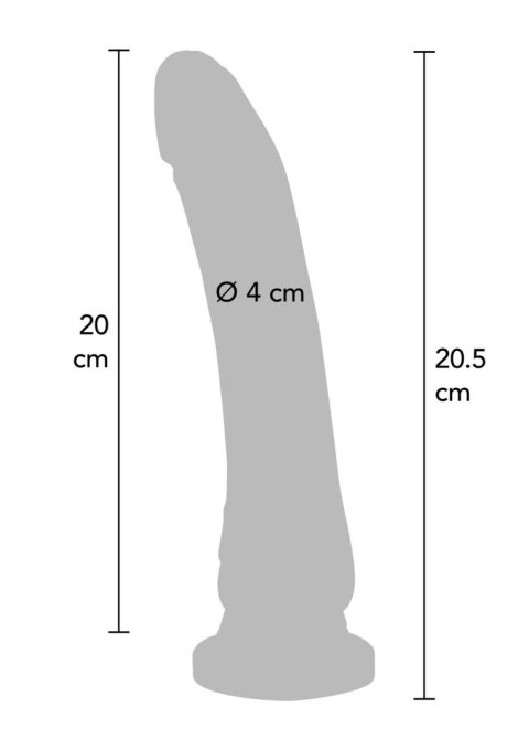 Dildo czarne 20.5cm Get Real ToyJoy