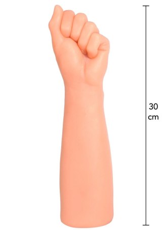 Dildo silikonowe cieliste dłoń 30cm The Fist Light skin tone SCALA