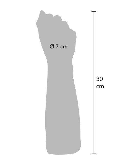 Dildo silikonowe cieliste dłoń 30cm The Fist Light skin tone SCALA
