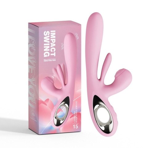 Wibrator Króliczek Ruchomy Stukający Wodoodporny Różowy - Bliss Bunny