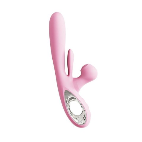 Wibrator Króliczek Ruchomy Stukający Wodoodporny Różowy - Bliss Bunny