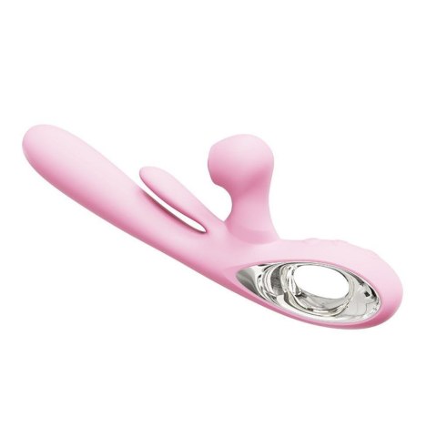 Wibrator Króliczek Ruchomy Stukający Wodoodporny Różowy - Bliss Bunny