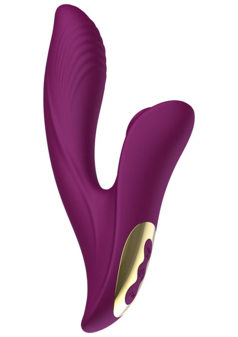 Masażer Z Technologią Stukania I Wibracjami Fioletowy - ATHENA TAPPING SENSATION VIBE PURPLE