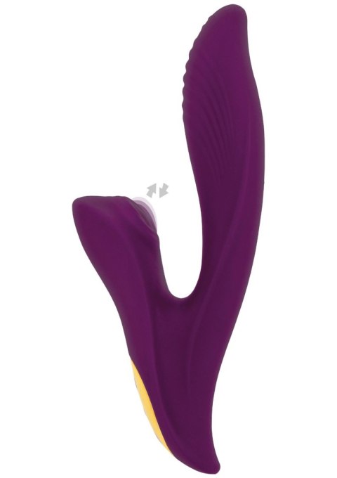 Masażer Z Technologią Stukania I Wibracjami Fioletowy - ATHENA TAPPING SENSATION VIBE PURPLE