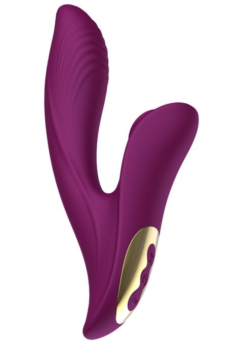 Masażer Z Technologią Stukania I Wibracjami Fioletowy - ATHENA TAPPING SENSATION VIBE PURPLE