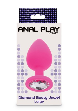 Diamond Booty Jewel Large Pink